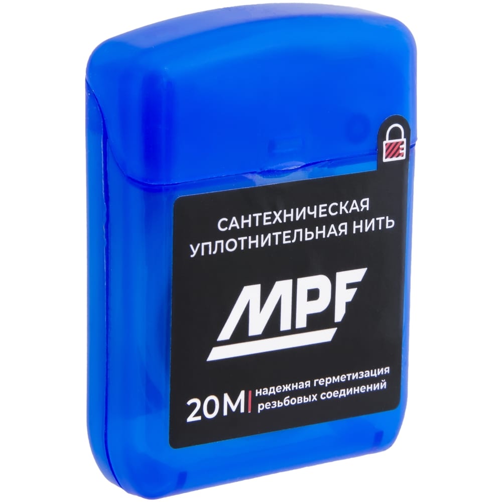 Сантехническая нить для резьбовых соединений MPF нить сантехническая mpf для резьбовых соединений 50 м