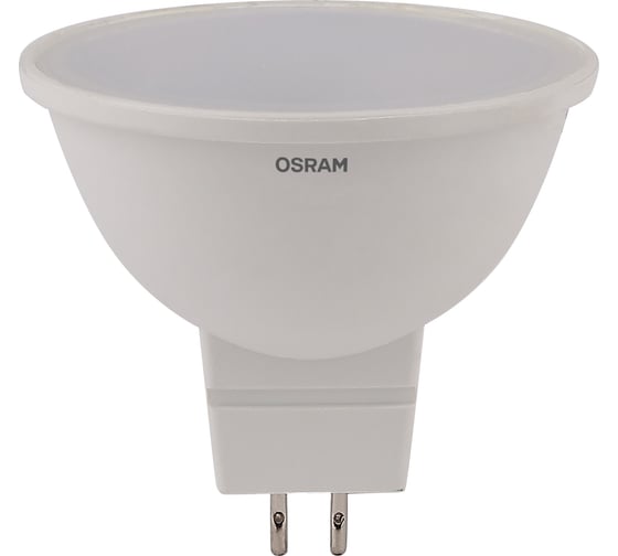 Изображение товара Светодиодная лампа OSRAM LED STAR, MR16, 6.5Вт, GU5.3, 500 Лм, 3000 К, теплый белый свет 4058075480551