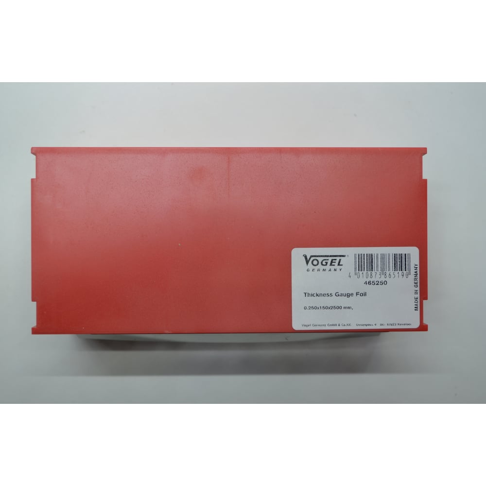 Изображение товара Щупы Vogel лентой 2500x150, толщина=0.250, нержавеющая сталь 465250