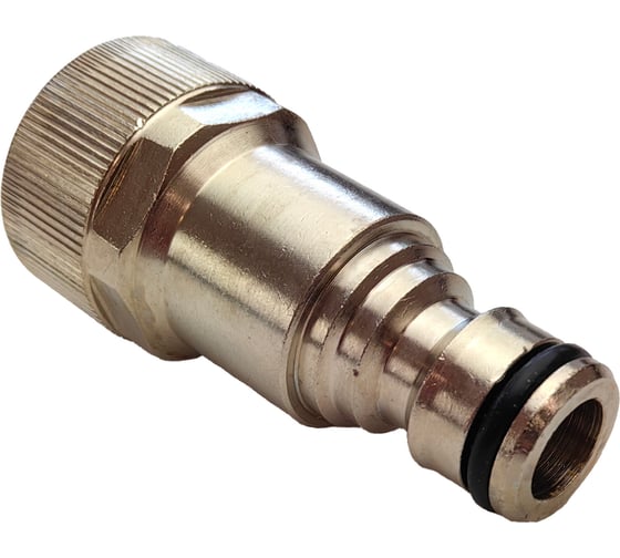 Изображение товара Фильтр латунный быстросъемный HG для мойки высокого давления 3/4 ВР, никель D0340401