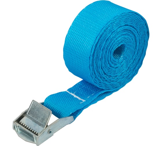 Изображение товара Ремень для крепления груза FIT пряжка с фиксатором, лента 25 мм x 2,5 м, 250 кг 64913