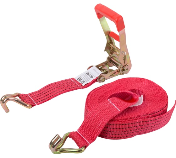 Изображение товара Ремень для крепления груза FIT храповый механизм 230 мм, лента 55 мм x 12 м, 5000/10000 кг 64924