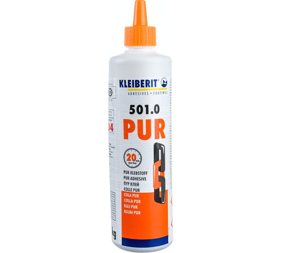 Изображение товара Клей Kleiberit  ПУ 501, 0.5 кг, Д4 KLB0594