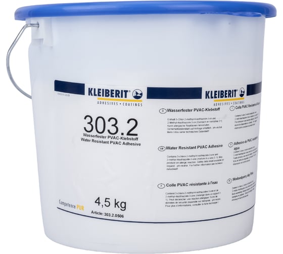 Изображение товара Клей в ведре Kleiberit 303.2 4,5 кг KLB0535/4.5