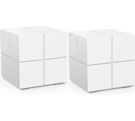 Изображение товара Домашняя гигабитная Wi-Fi Mesh система Tenda MW6 (2-pack) АС2100, до 300 Мбит/с на 2,4 ГГц + до 867 Мбит/с на 5 ГГц, LAN 2x1Гбит/с, 2 встроенные антенны 10000044814