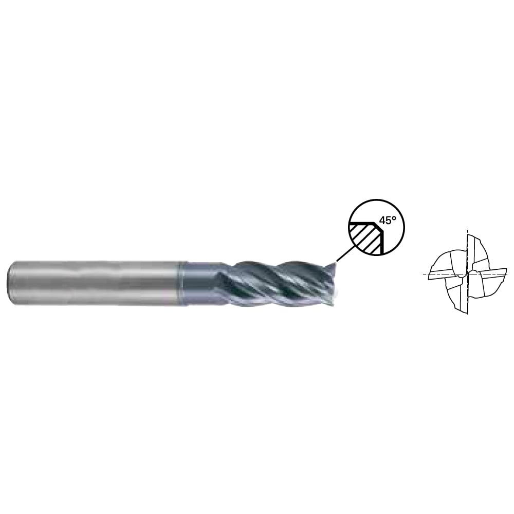 Изображение товара Фреза концевая твердосплавная YG-1 V7 PLUS 16х16х22(55)х109