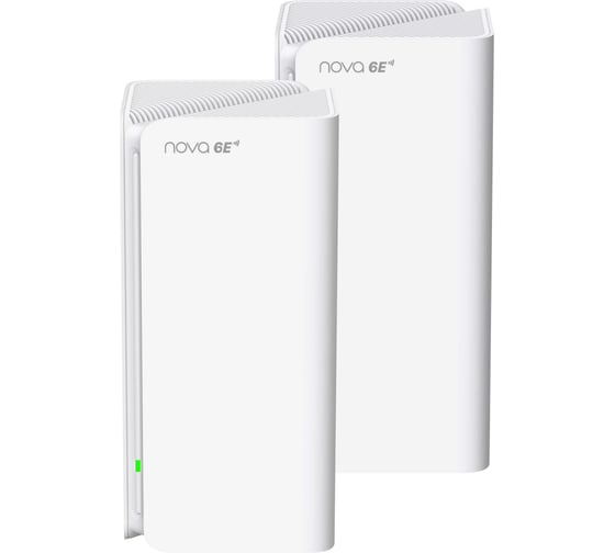 Изображение товара Трехдиапазонная гигабитная Wi-Fi Mesh система Tenda MX21 Pro (2-pack) AXE5700, 2,4/5/6 ГГц, до 5665 Мбит/с, 3x1Гбит/с, 7 встроенных антенн 10000145753