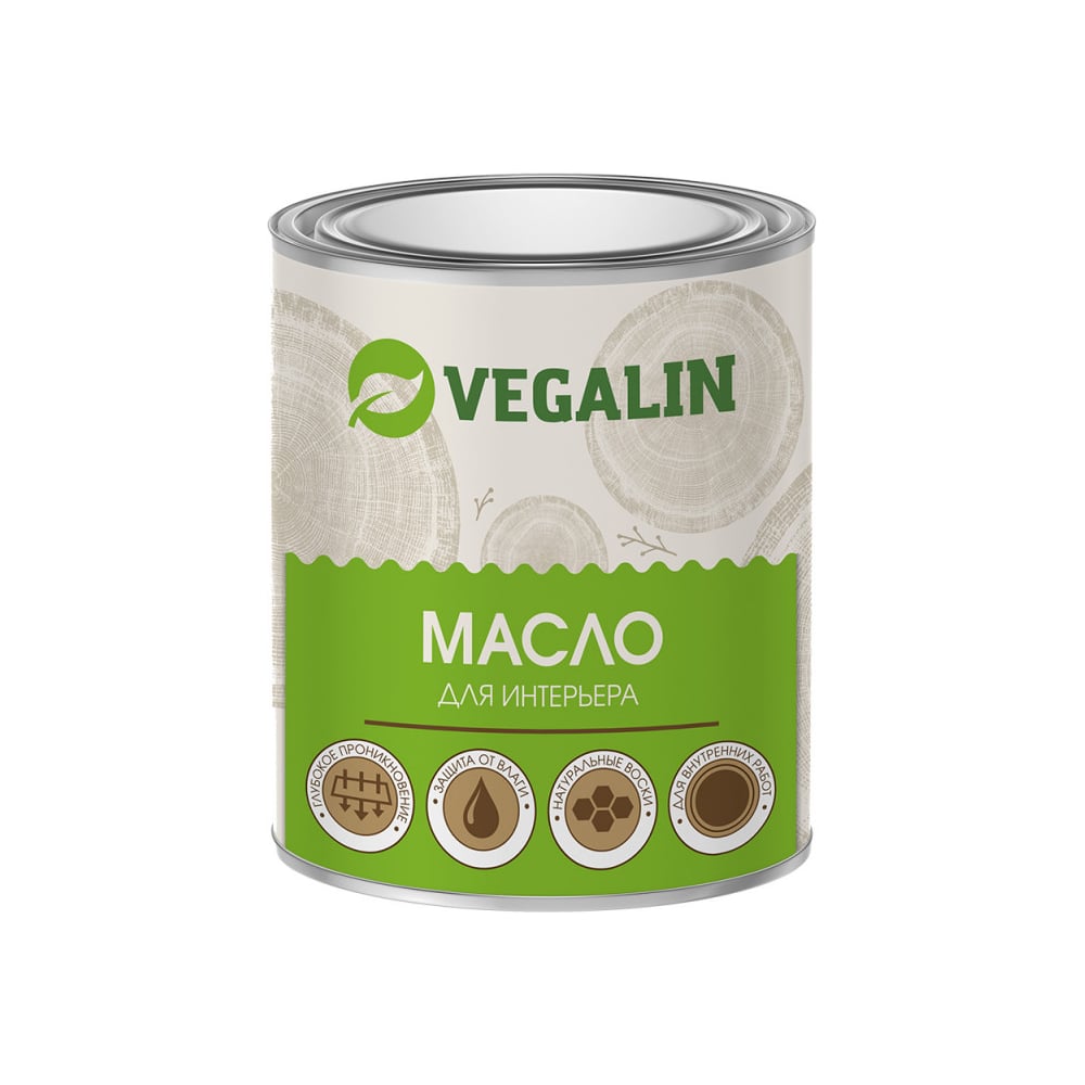 Изображение товара Масло защитно-декоративное VEGALIN Кварц 0,75 л