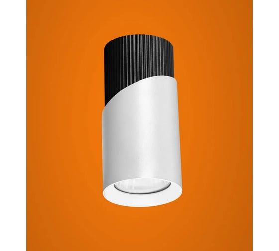 Изображение товара Спот iSVET чернo-белый MRL-103 под лампу GU10 MR16, для натяжного потолка, потолочный точечный светильник MRL-103-3-4