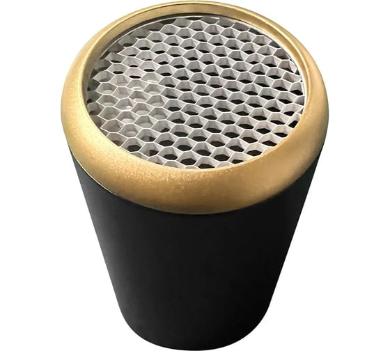 Изображение товара Светильник точечный De Fran накладной, черный с золотом, СОТА GU10 35Вт, AL-2511 BKG