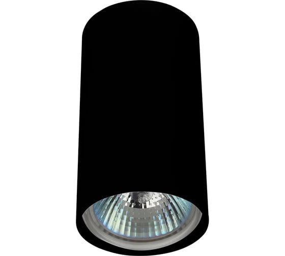 Изображение товара Светильник точечный De Fran накладной, AL-2502 графит GU10 220В 60Вт, d55хh100мм, AL-2502 BK