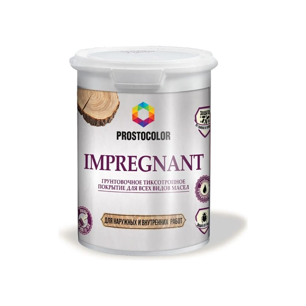 Изображение товара Грунт для масла PROSTOCOLOR IMPREGNANT ПРОСТОКОЛОР 2.5 л прозрачный