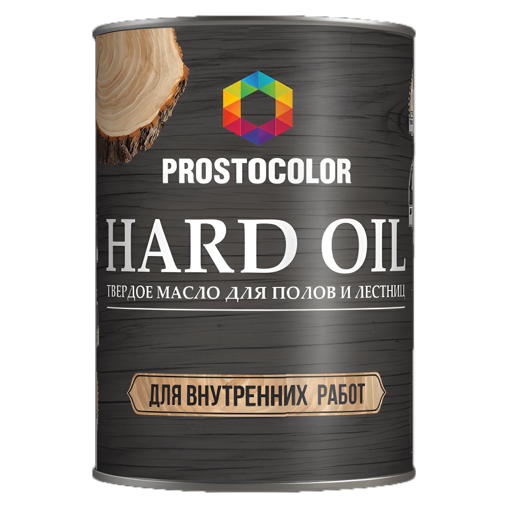 Изображение товара Масло для полов и лестниц PROSTOCOLOR HARD OIL белое 0.75 л защитное для дерева