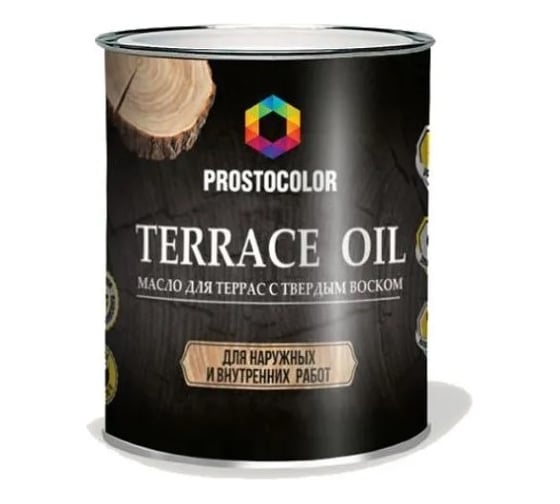 Изображение товара Масло для Террас PROSTOCOLOR ПРОСТОКОЛОР пралине 0.75 л 101157-2