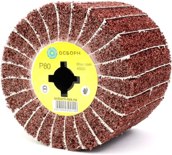 Изображение товара Валик шлифовальный комбинированный с абразивом P80 Coarse 6-066 на щеточные шлифмашины ОСБОРН PLM.RB12010019CWP80