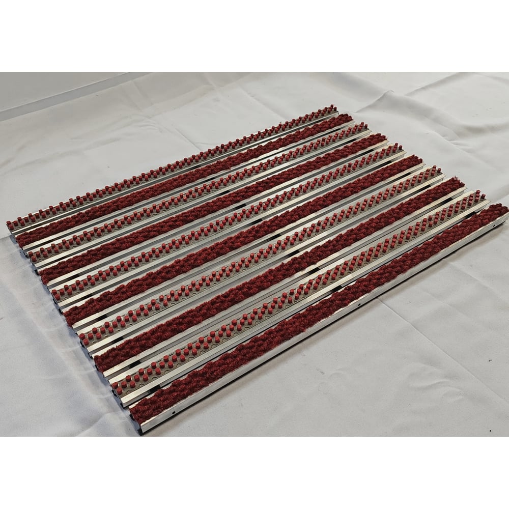 Изображение товара Грязезащитная придверная решетка ООО ПК Центр Вход Эксперт ворс-щетка 590x390 мм красная