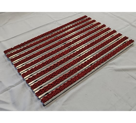 Изображение товара Грязезащитная придверная решетка ООО ПК ЦентрВход Эксперт ворс, цвет красный, размер 1200x600 мм 731EX112