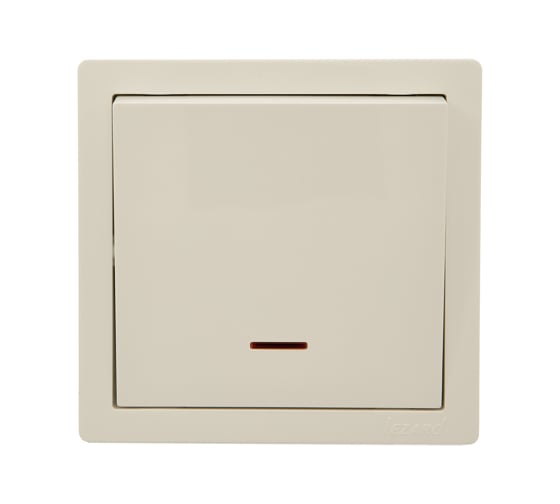 Изображение товара Выключатель Lezard LETO с подсветкой, крем 752-0300-111