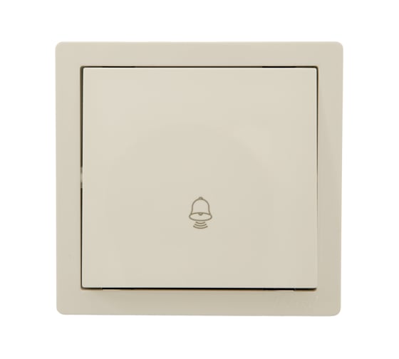 Изображение товара Кнопка звонка Lezard LETO крем 752-0300-103