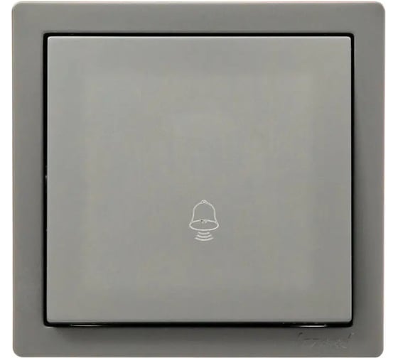 Изображение товара Кнопка звонка Lezard LETO платина 752-3500-103