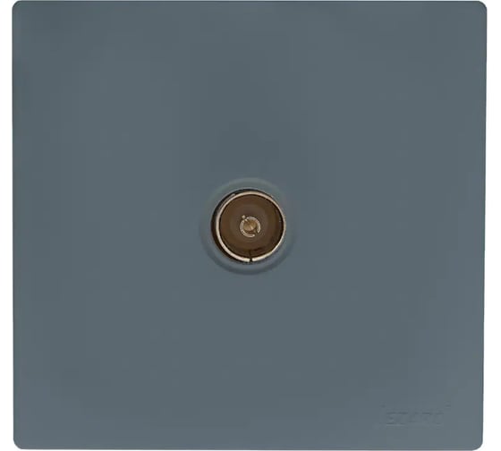 Изображение товара Розетка ТВ Lezard LETO оконечная, графит 752-3400-130