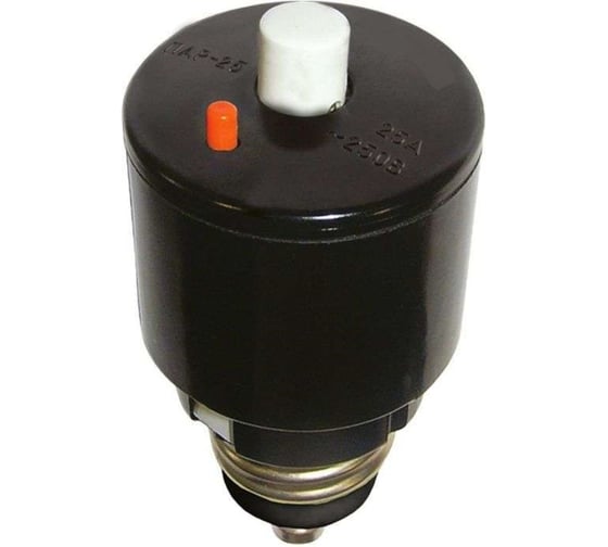 Изображение товара Предохранитель автоматический резьбовой Аласта белый, 25А, упаковка 2 шт. AL-PAR-25-white