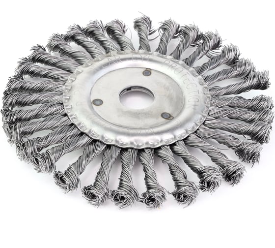 Изображение товара Щетка дисковая 13-142 175х22.2 мм, ворс жгутовая сталь 0.50 мм для УШМ EuroBrush EB-DST6