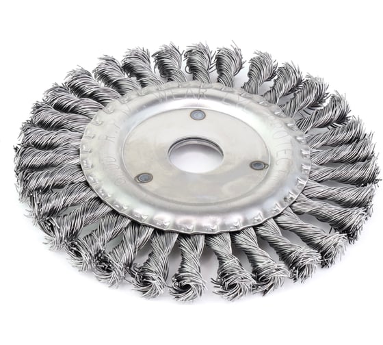 Изображение товара Щетка дисковая 13-140 150х22.2 мм, ворс жгутовая сталь 0.50 мм для УШМ EuroBrush EB-DST5