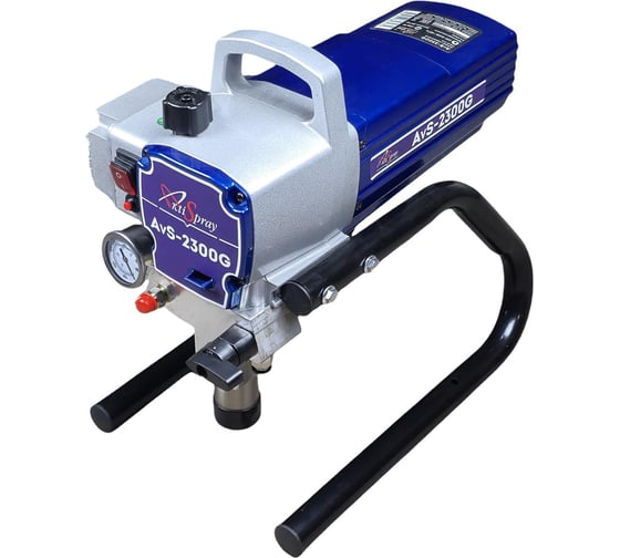 Изображение товара Аппарат окрасочный AktiSpray комплект, 2,3 л/мин, 220 бар, 1300 Вт, 220 В, 50 Гц, AvS-2300G