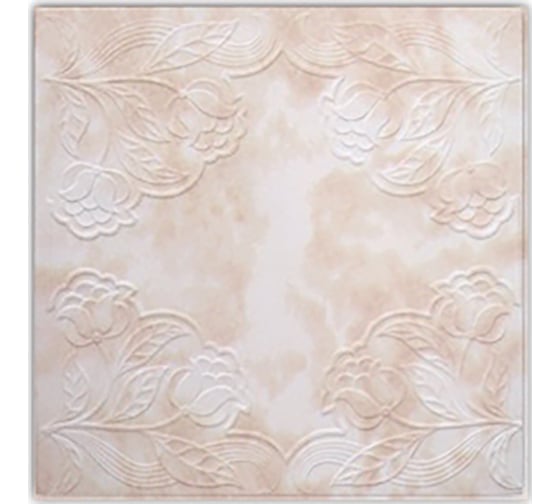 Изображение товара Плита потолочная ООО Гранд Пак KINDECOR, бежевая 306-29 4 кв.м 421