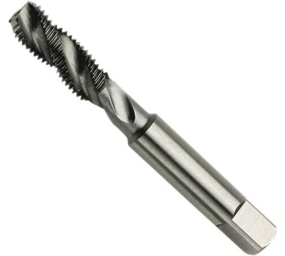 Изображение товара Метчик машинный спиральный для вставки Volkel STI М6 шаг 1.0 мм, HSSE, 4h V03709