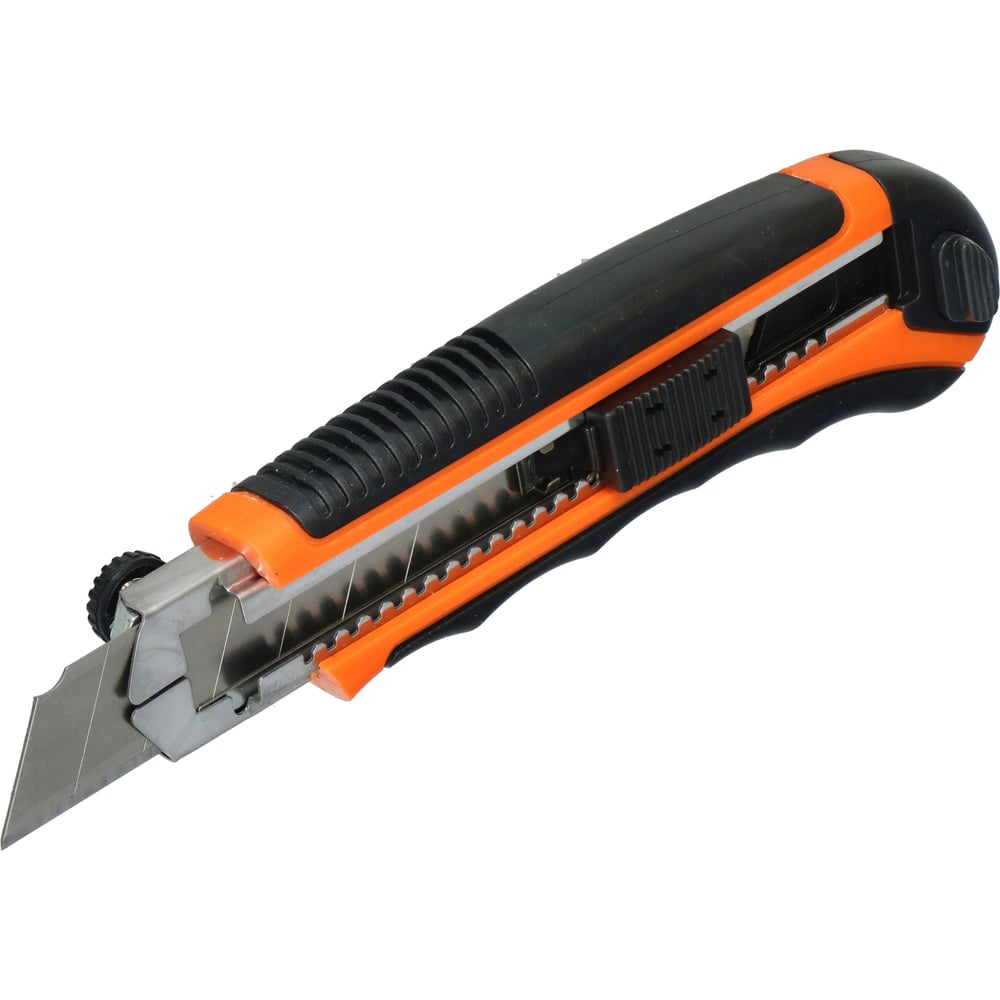 Изображение товара Нож с сегментированным лезвием 25 мм FT350-12 FASTER TOOLS выдвижной стальной