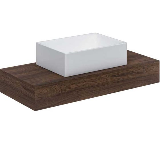 Изображение товара Раковина накладная Scarabeo SKINNY без отв.под смеситель, без перелива, White 5413