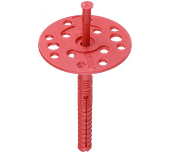 Изображение товара Дюбель гриб КРЕП-КОМП IZO с пластиковым гвоздем, 10х120 мм, 1000 шт. гп120тк