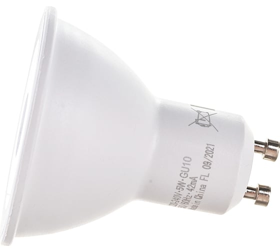 Изображение товара Светодиодная лампа OSRAM LED STAR PAR16 5Вт GU10 370 Лм 4000 К Нейтральный белый свет 4058075403406