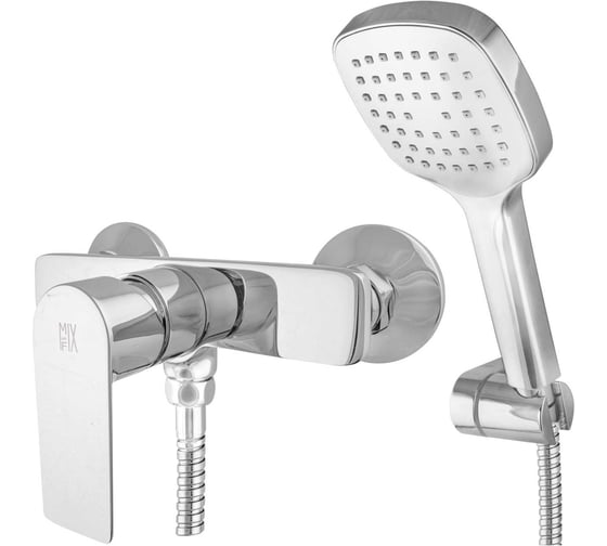 Изображение товара Смеситель для душа Mix&Fix МИКС ЭНД ФИКС 5102 Флеш одноручный с аксессуарами (картридж d=35мм) тов-218637