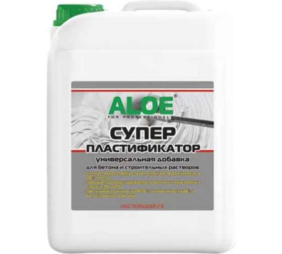 Изображение товара Суперпластификатор для бетона и строительных растворов ALOE С 3, 5 л, 10522
