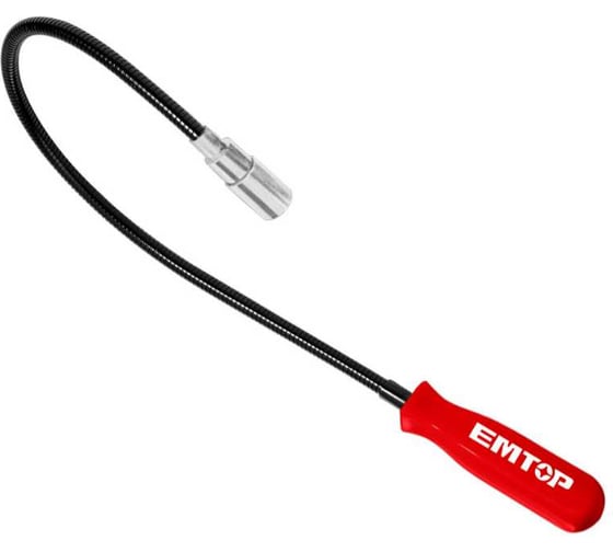 Изображение товара Магнитный захват emtop 600 мм, магнитная мощность: 5 фунтов, гибкий стержень, с функцией светодиодной подсветки EMME4E61