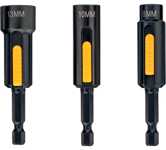 Изображение товара Набор магнитных головок Dewalt 3 шт DT7460-QZ