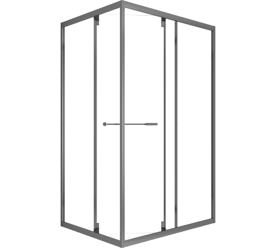 Изображение товара Душевой уголок DUERO, прямоугольный, шоверама OLIVE'S 1200*800*1950 мм, черный DR-128CR-SH-GB-R