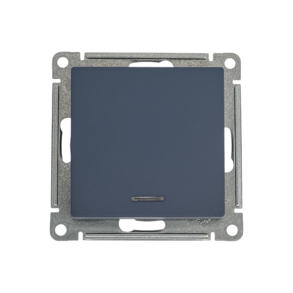 Изображение товара Переключатель с подсветкой Systeme Electric ATLASDESIGN сх.6а 10А механический встроенный серый