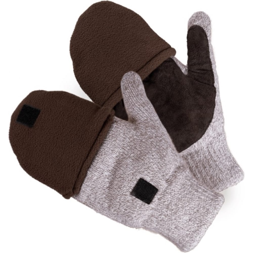 Утепленные полушерстяные рукавицы БЕРТА рукавицы утепленные размер 10