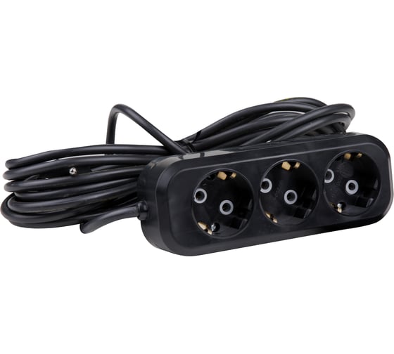 Изображение товара Бытовой удлинитель Атлант ПВС 3х1,0 3 гнезда 3 м 80010