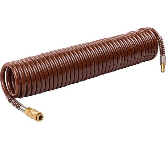 Изображение товара Шланг витой полиуретановый FORSTIME 8мм х 12мм х 10м с быстроразъемами FT-1208-10M(64586)