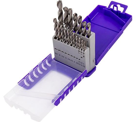 Изображение товара Набор сверл по металлу MEGATOOLS HSS 21 предмет MT-924U21S(64492)