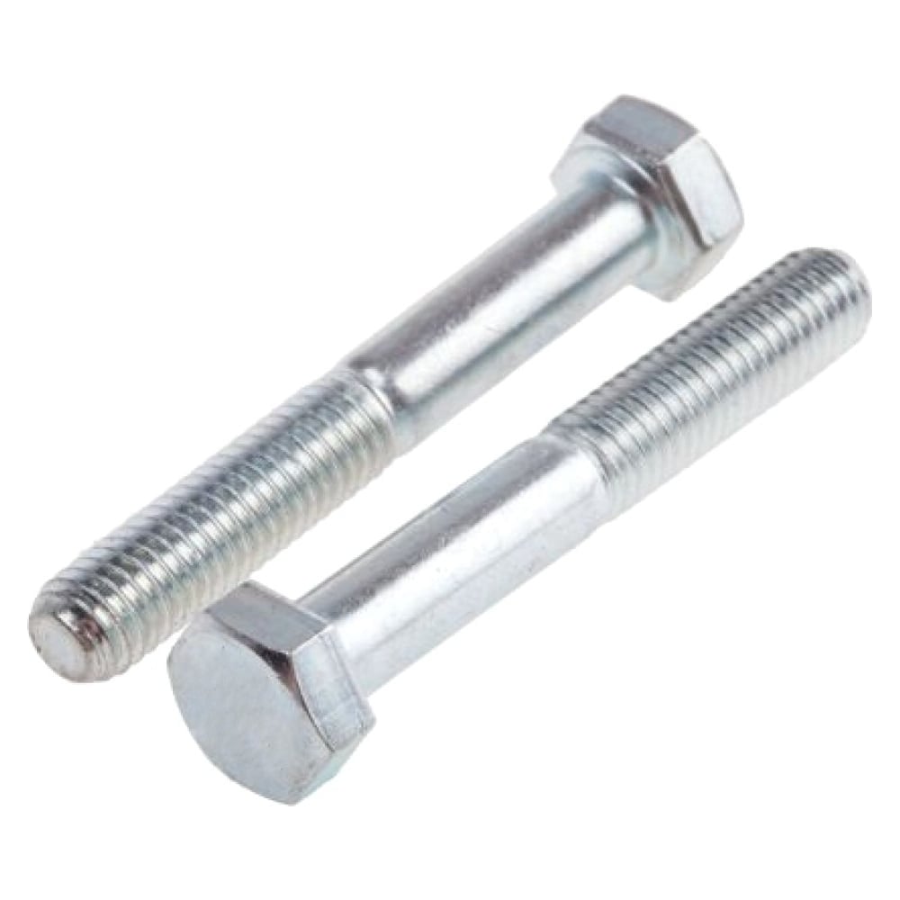 Изображение товара Болт шестигранный М6x80 DIN 931 8.8 цинк 5 шт.