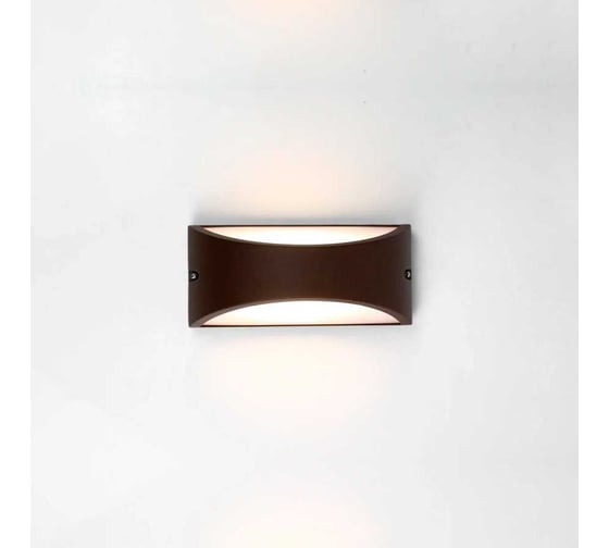 Изображение товара Фасадный светильник General Lighting Systems Глоусфера малый сплошной (220*100*100), GWL-GX53-M-IP65, патрон GX53, под лампу до 50Вт, корпус металл+пластик, коричневый 662489