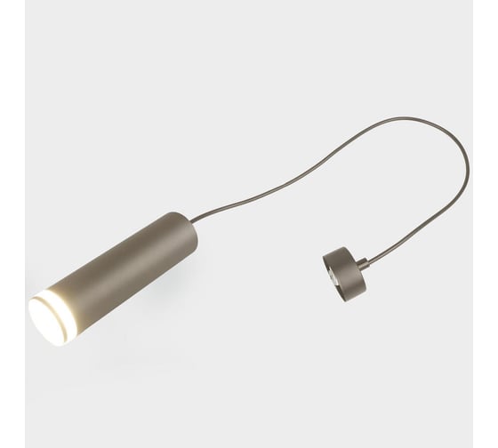 Изображение товара Потолочный светильник General Lighting Systems General на подвесе серия Башня (D55*H200мм) GWL-GU10-M-IP20, патрон под лампу GU10, корпус металл, графит 661844