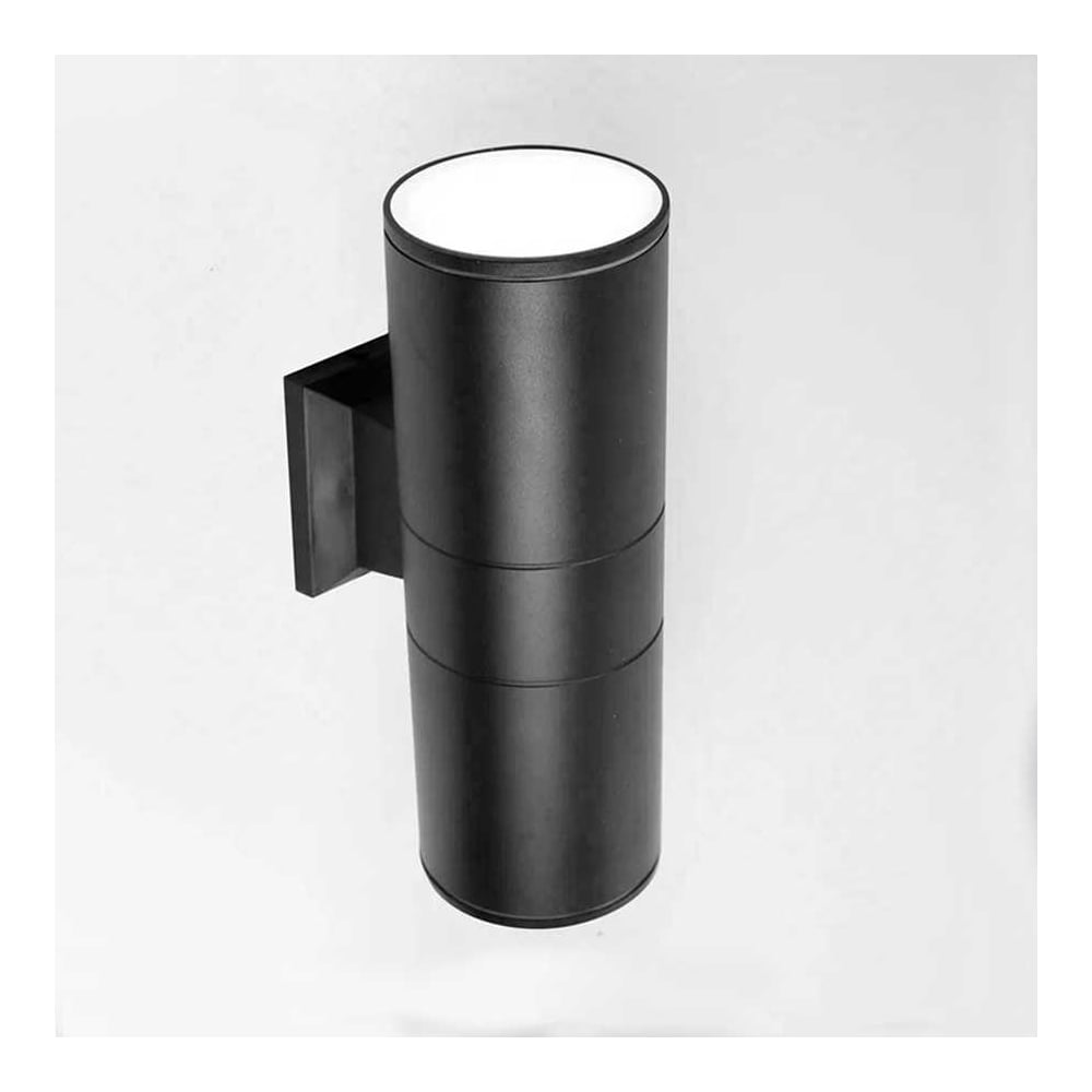 Изображение товара Фасадный светильник General Lighting Systems Цилиндр двойной (90*140*260), GWL-2Е27-M-IP65, два патрона Е27, под лампу до 50Вт, корпус металл, черный 662507