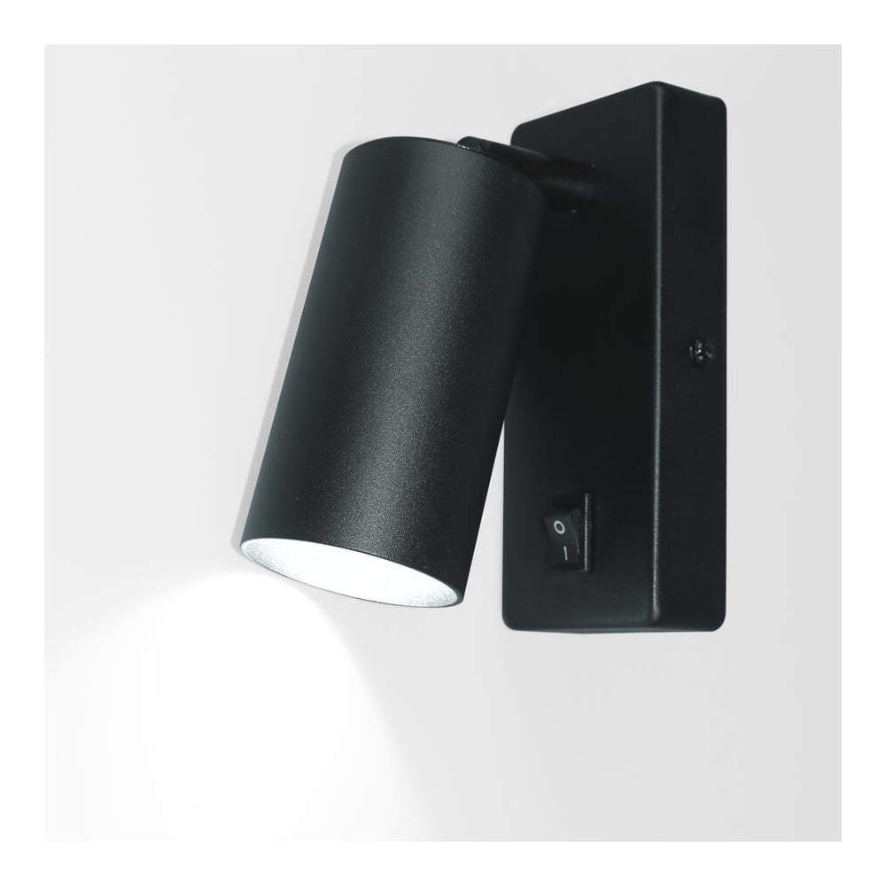 Изображение товара Бра General Lighting Systems General серия Башня (55*100мм) GWL-GU10-M-IP20, патрон GU10, под лампу до 50Вт, встроенный выключатель на корпусе, корпус металл, черный 661810 Изображение товара Бра General Lighting Systems General серия Башня (55*100мм) GWL-GU10-M-IP20, патрон GU10, под лампу до 50Вт, встроенный выключатель на корпусе, корпус металл, черный 661810